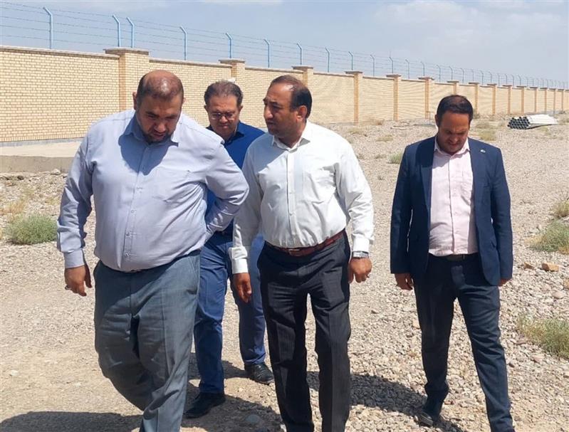 بازدید میدانی مدیركل نظارت بر بهره برداری آبفای كشور از تأسیسات آبرسانی شهرستان سرخه