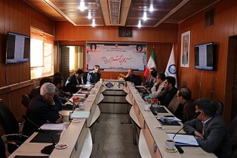 جلسه جهاد آبرسانی بسیج سازندگی قرار گاه امام حسن مجتبی (ع)  و شركت آب و فاضلاب استان سمنان برگزارشد