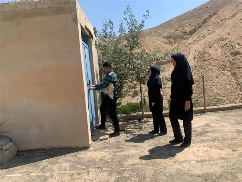 بازدید همكاران مركز پایش و كنترل كیفیت آب از تاسیسات آب روستاهای سرخه
