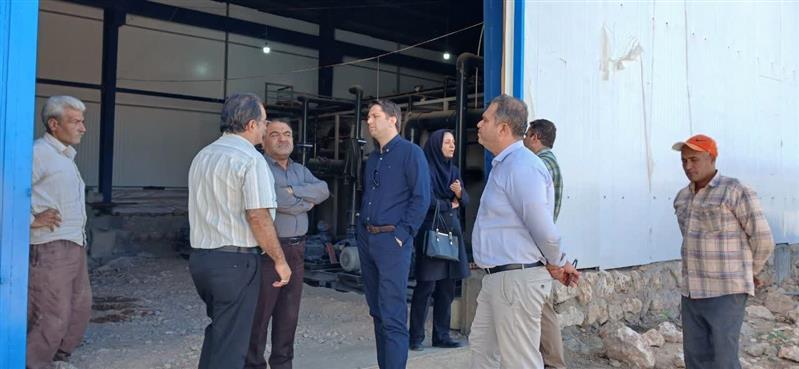 بازدید مدیران ارشد شركت آبفا استان از تصفیه خانه آب كالپوش